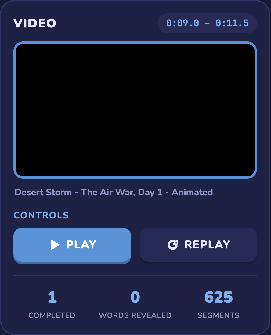 Video panel